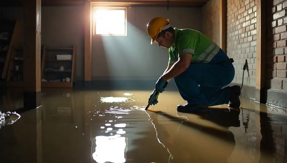 Professional water damage restoration services in Balsam Lake, WI